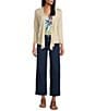Tommy Bahama Open Front 3/4 Sleeve Cardigan, Color:Pure Khaki - Image 4
