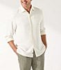Color:Coconut - Image 1 - Long Sleeve Catalina Twill Silk Shirt