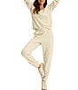 Tommy Bahama Marina Del Mar Brush Back Fleece Wide Leg Drawstring Front Joggers - Image 3