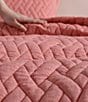 Color:Rose Coral - Image 4 - Maritime Heather Reversible Quilt Mini Set