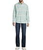Tommy Bahama Minori Sands Button Mockneck Stripe Pullover - Image 3