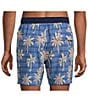 Tommy Bahama Naples Gingham Palms Boardshorts, Color:Regal Blue - Image 2