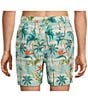 Tommy Bahama Naples Palmero Stripe 6#double; Inseam Swim Trunks, Color:Spring Sky - Image 2