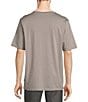 Color:Ultimate Grey - Image 2 - New Bali Skyline Short Sleeve Crewneck Solid Pocket T-Shirt