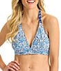 Tommy Bahama Noble Pineapple Reversible Halter Swim Top - Image 4