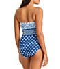 Tommy Bahama Noble Pineapple Strapless Bandeau One Piece Swimsuit - Image 2