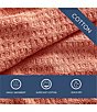 Color:Papaya - Image 4 - Northern Pacific 6-Piece Cotton Towel Set