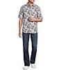 Tommy Bahama Nova Wave Blue Sky Vines Short Sleeve Woven Shirt - Image 3
