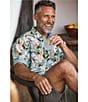 Tommy Bahama Nova Wave Blue Sky Vines Short Sleeve Woven Shirt - Image 5