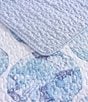Color:Blue - Image 5 - Ocean Isle Cotton Reversible Quilt Mini Set