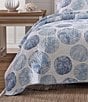 Color:Blue - Image 6 - Ocean Isle Cotton Reversible Quilt Mini Set