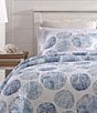 Tommy Bahama Ocean Isle Cotton Reversible Quilt Mini Set, Color:Blue - Image 7