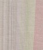 Color:Cameo - Image 3 - Ocean Reverie Linen Striped Long Sleeve Ruffle Shirt Dress