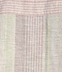 Color:Cameo - Image 4 - Ocean Reverie Linen Striped Notch Collar Long Sleeve Shirt