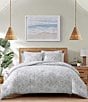 Tommy Bahama Orchid Bay Reversible Mini Comforter Set, Color:Soft Blue - Image 1