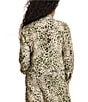 Tommy Bahama Pacific Leopard Print Point Collar Long Sleeve Button Front Jacket - Image 2