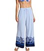 Tommy Bahama Paisley Daze Wide Leg Pull-On Beach Pant Swim Cover-Up - Image 1