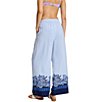 Tommy Bahama Paisley Daze Wide Leg Pull-On Beach Pant Swim Cover-Up - Image 2