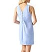 Tommy Bahama Palm-A-Dora Chambray Twill Sleeveless Shift Dress, Color:Light Sky - Image 2