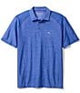 Tommy Bahama Palm Coast Pro Short Sleeve Polo Shirt, Color:Blues - Image 1
