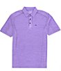 Color:Paisley Purple - Image 1 - Palm Coast Short Sleeve Polo Shirt