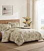 Tommy Bahama Palm Paradise Cotton Reversible Comforter Mini Set, Color:Sage Green - Image 1