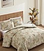 Tommy Bahama Palm Paradise Cotton Reversible Comforter Mini Set, Color:Sage Green - Image 2