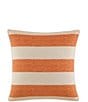 Color:Multi - Image 1 - Palmier Striped Square Decorative Pillow