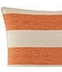 Color:Multi - Image 2 - Palmier Striped Square Decorative Pillow
