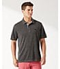Tommy Bahama Paradise Cove Short Sleeve Polo Shirt, Color:Coal - Image 2