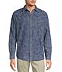 Tommy Bahama Patchwork Paradise Long Sleeve Dobby Shirt,New Products : American Fashion Style Bags On Sale