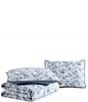 Tommy Bahama Pen And Ink Palm Reversible Quilt Mini Set, Color:Indigo - Image 8