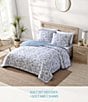Tommy Bahama Pen And Ink Palm Reversible Quilt Mini Set, Color:Indigo - Image 13