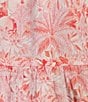 Color:Paradise Pink - Image 3 - Petit Palma Tier Long Sleeve Tassel Dress