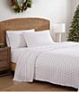 Tommy Bahama Pineapple Pinstripe Washed Cotton Percale Sheet Set - Image 1
