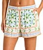 Tommy Bahama Poolside Palms Pull-On Shorts Swim Cover-Up - Image 1