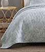 Tommy Bahama Printed Palmday Reversible Quilt Mini Set, Color:Sage - Image 5