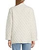 Tommy Bahama Puff Jacquard Knit Button Front Patch Pocket Barn Coat, Color:Coconut - Image 2