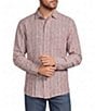 Tommy Bahama Raffia Dunes Stripe Long Sleeve Woven Shirt - Image 5