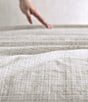 Tommy Bahama Raffia Linen Woven Textured Cotton Percale Sheet Set, Color:Natural - Image 7