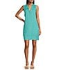 Tommy Bahama Ruffle Split V-Neck Sleeveless Side Pocket Dress, Color:Azur mar - Image 1