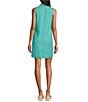 Tommy Bahama Ruffle Split V-Neck Sleeveless Side Pocket Dress, Color:Azur mar - Image 2