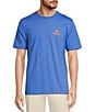 Color:Palace Blue Heather - Image 2 - Rumbuddy Up There Likes Me Short Sleeve T-Shirt