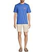 Color:Palace Blue Heather - Image 4 - Rumbuddy Up There Likes Me Short Sleeve T-Shirt