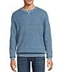 Tommy Bahama Saltwater Textured Abaco Crewneck Pullover, Color:Dark Azzurro - Image 1