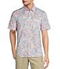 Color:Radiant Orchid - Image 1 - San Lucio Perfectly Paradise Short Sleeve Woven Shirt