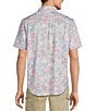 Color:Radiant Orchid - Image 2 - San Lucio Perfectly Paradise Short Sleeve Woven Shirt