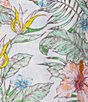 Color:Dew Drop - Image 4 - Sand Linen Sketch Gardens Short Sleeve Woven Shirt