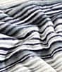 Color:Grey/Multi - Image 3 - Sandy Shores Ultra Soft Plush Striped Fleece Blanket