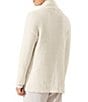 Color:Blanca - Image 2 - Sea Swell Ribbed Chenille Long Sleeve Sweater Cardigan